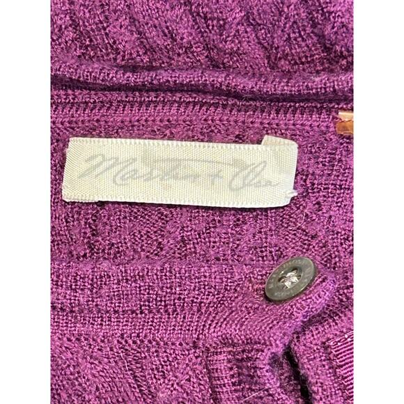Martin + Osa Purple Cardigan size XS - Picture 3 of 3